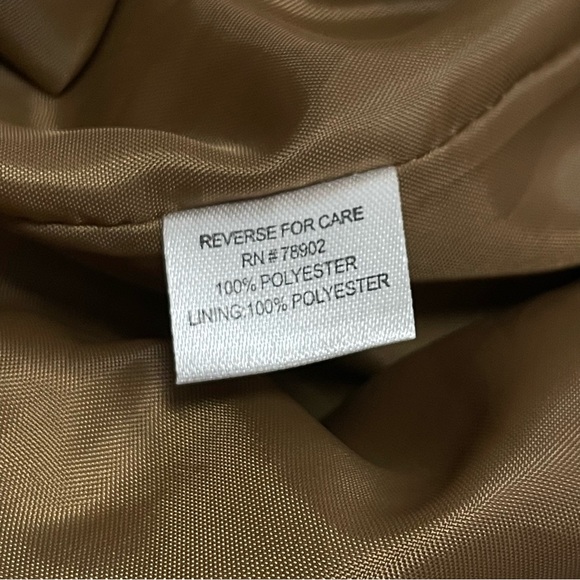 Erin London 🐅 Safari Print Back Stretch Fuzzy/Metallic Button Up Jacket Sz XL - Picture 10 of 12